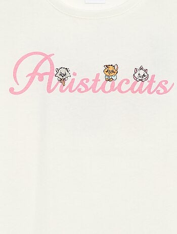 T-shirt tinta unita 'Gli Aristogatti' 'Disney'