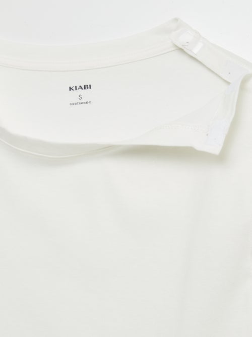 T-shirt tinta unita in cotone - So Easy - Kiabi