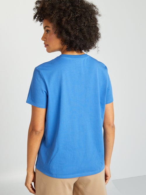 T-shirt tinta unita in jersey - Kiabi