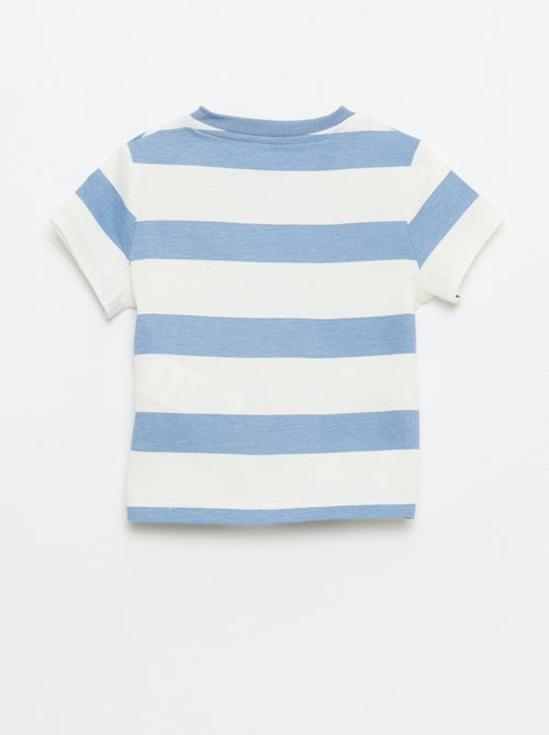 T-shirt tinta unita in jersey di cotone - Kiabi T-shirt tinta unita in jersey di cotone - Kiabi