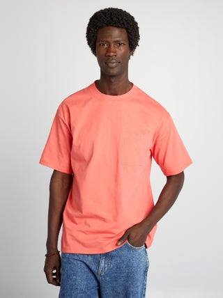 T-shirt tinta unita modello ampio