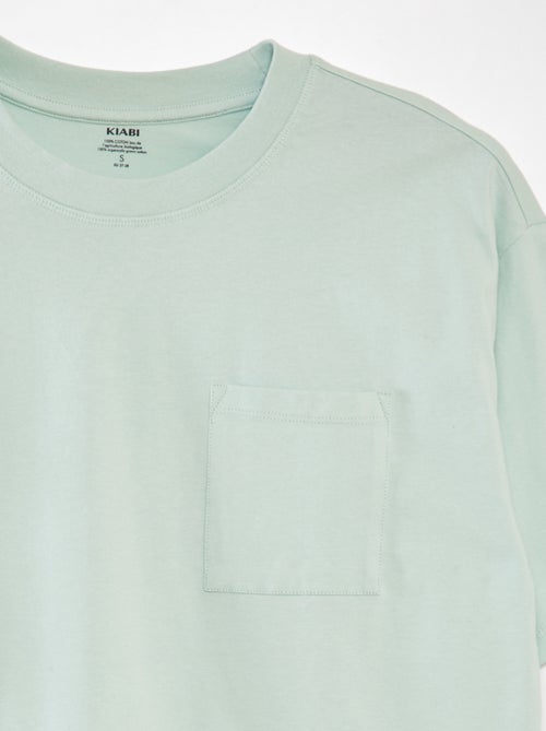 T-shirt tinta unita modello ampio - Kiabi