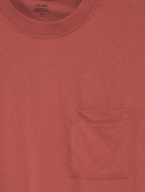 T-shirt tinta unita modello ampio - Kiabi
