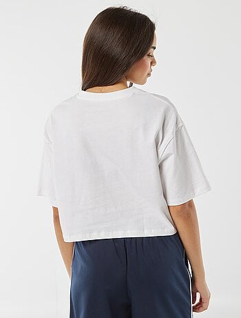 T-shirt tinta unita modello corto maniche corte