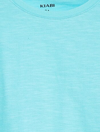 T-shirt tinta unita senza maniche