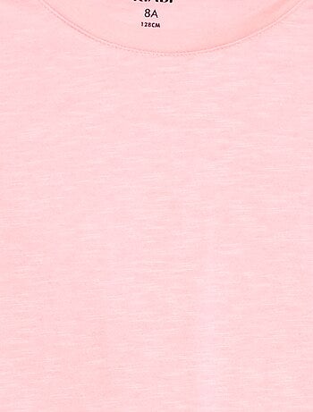 T-shirt tinta unita senza maniche