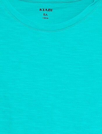 T-shirt tinta unita senza maniche