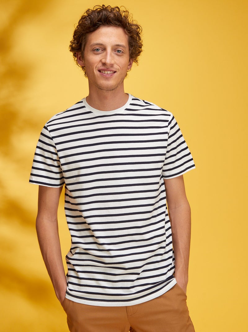 T-shirt tipo marinière BLU - Kiabi