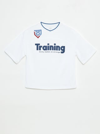 T-shirt tipo sport americano