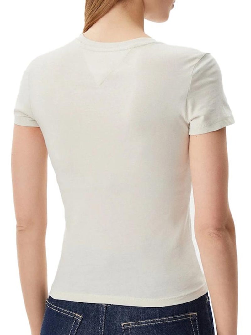 T-shirt Tommy Hilfiger da Donna - Beige - Kiabi