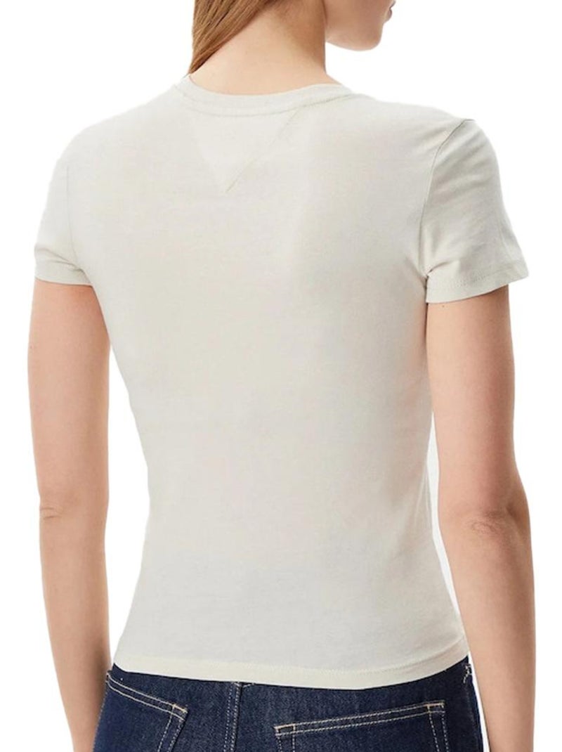 T-shirt tommy hilfiger da donna - Beige - Kiabi
