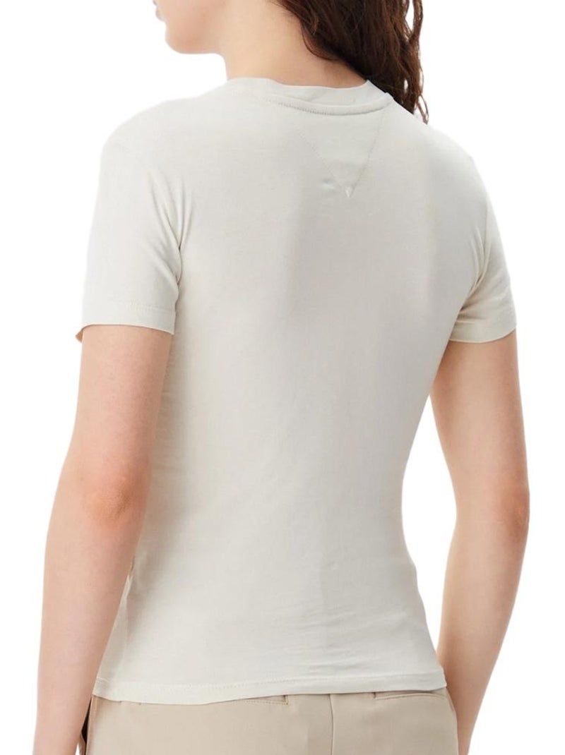 T-shirt Tommy Hilfiger da Donna Beige - Kiabi
