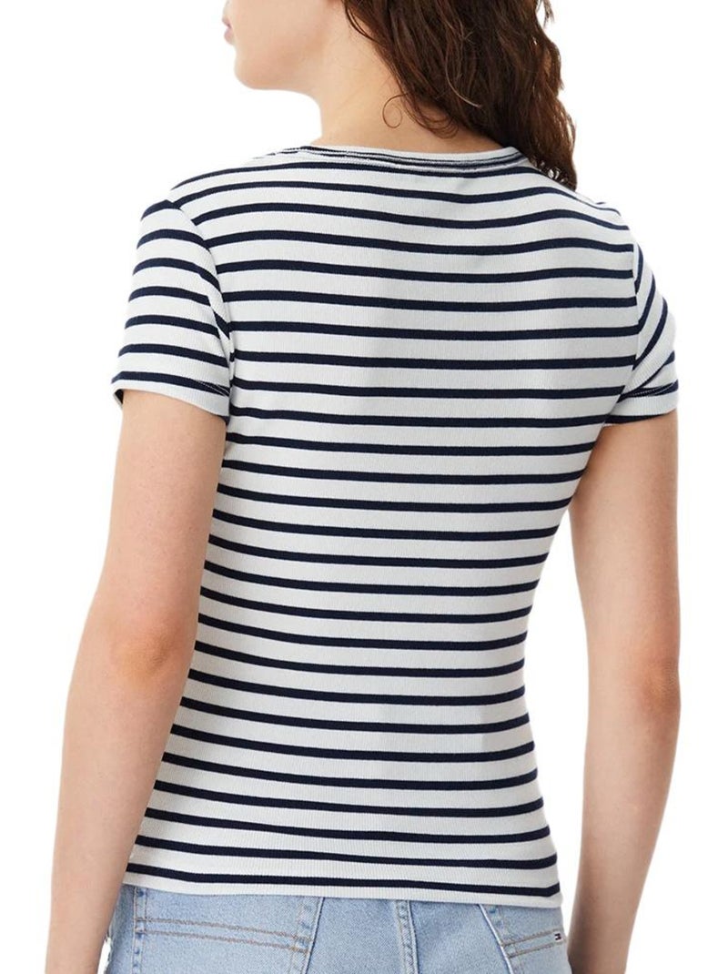 T-shirt Tommy Hilfiger da Donna Bianco - Kiabi