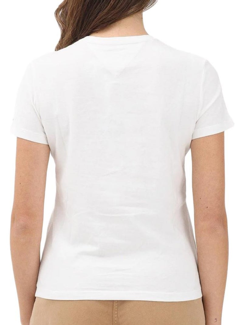 T-shirt tommy hilfiger da donna Bianco - Kiabi