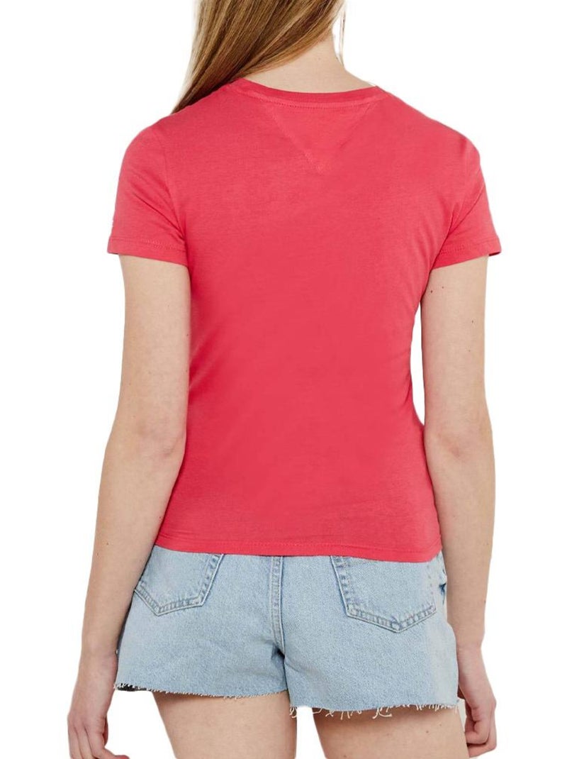 T-shirt Tommy Hilfiger da Donna Lampone - Kiabi