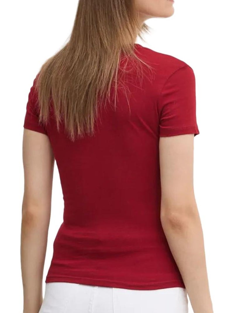 T-shirt Tommy Hilfiger da Donna Rosso - Kiabi