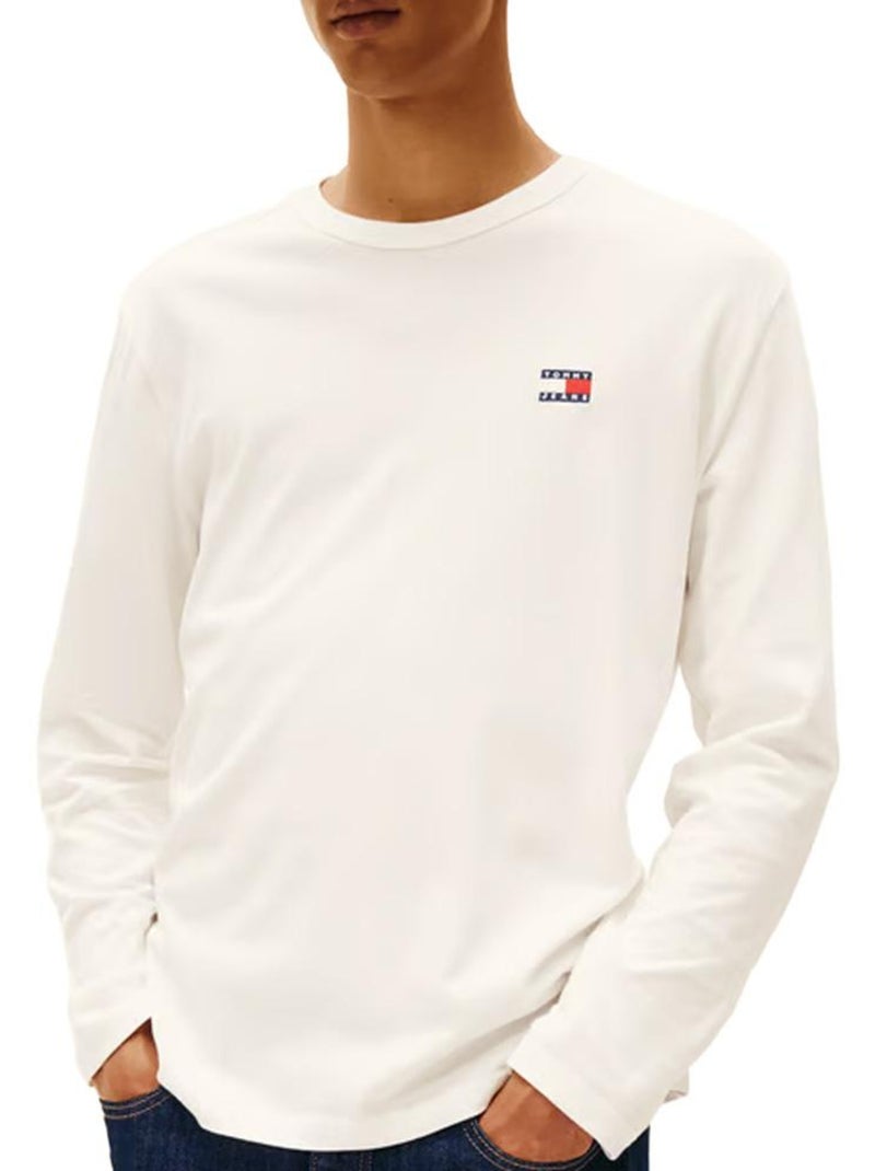 T-shirt tommy hilfiger da uomo con logo Beige - Kiabi