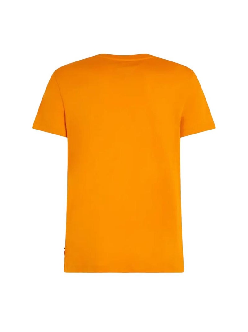 T-shirt Tommy Hilfiger da Uomo Taglia S Arancione - Kiabi