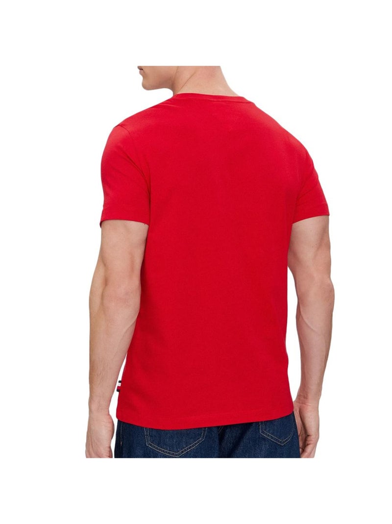 T-shirt Tommy Hilfiger da Uomo Taglia S Rosso - Kiabi