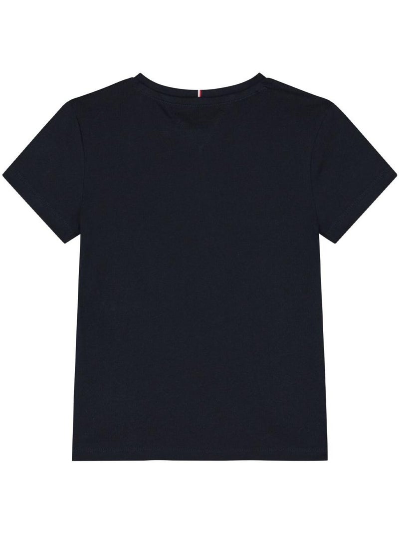 T-shirt Tommy Hilfiger per bambina, motivo foil Blu marino - Kiabi
