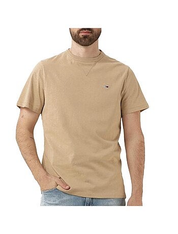 T-shirt Tommy Jeans da Uomo con Dettaglio a Costine