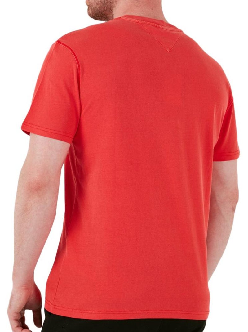T-shirt Tommy Jeans da Uomo Rosso - Kiabi