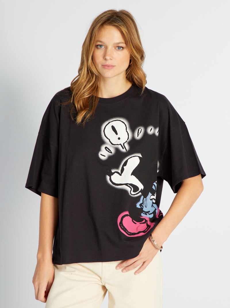 T-shirt 'Topolino' a maniche corte NERO - Kiabi