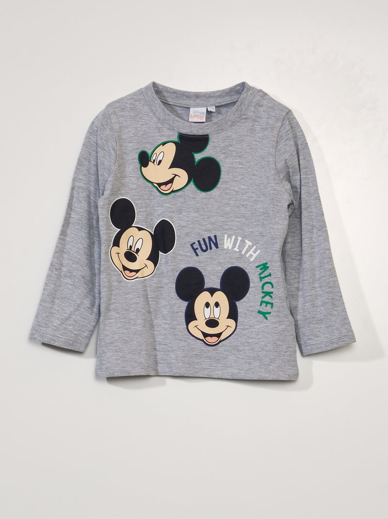 T-shirt 'Topolino' 'Disney' GRIGIO - Kiabi