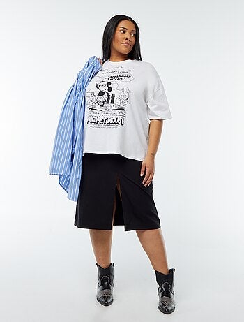 T-shirt 'Topolino' 'Disney' stampata a maniche corte