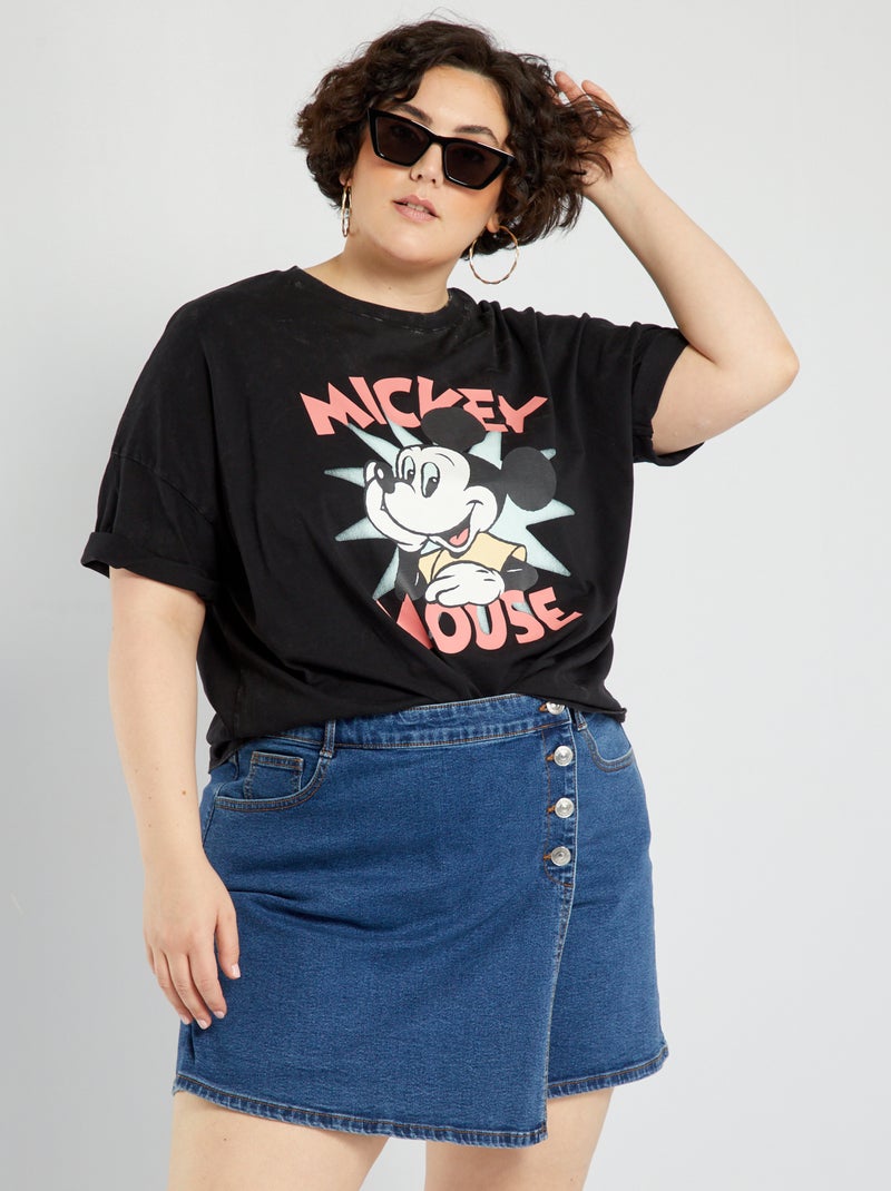T-shirt 'Topolino' in jersey NERO - Kiabi