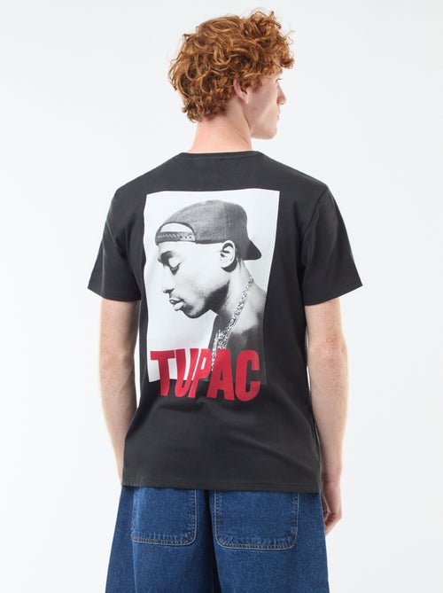 T-shirt 'Tupac' in cotone - Kiabi