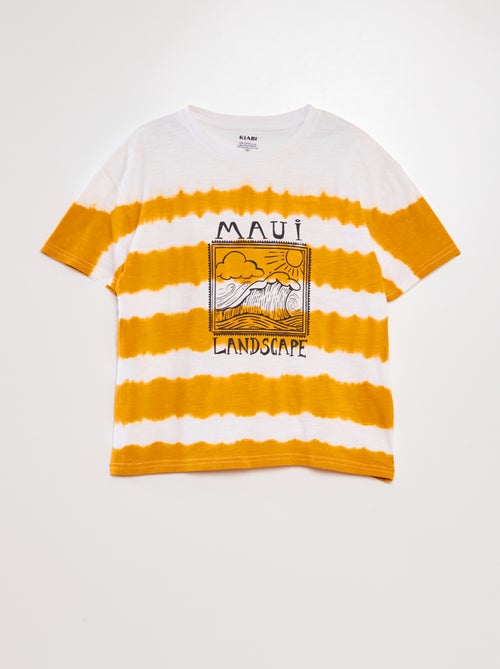 T-shirt tye and dye vivace - Kiabi