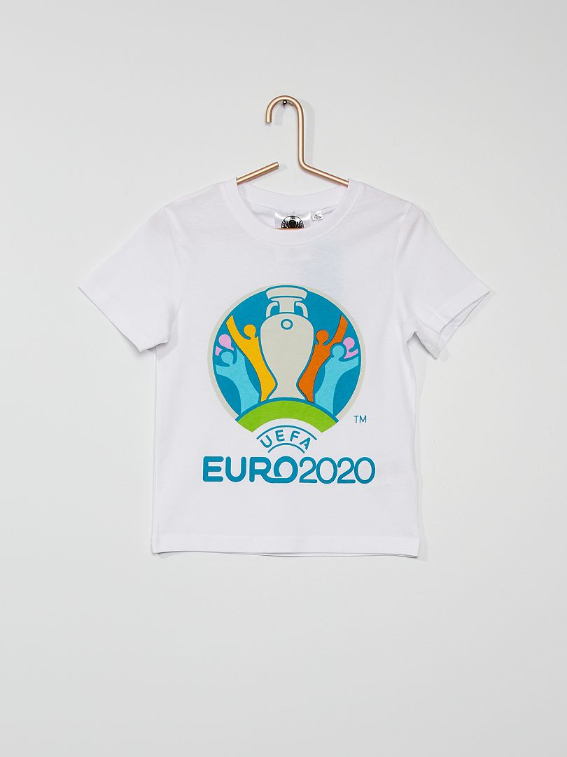 T-shirt 'UEFA EURO 2020' bianco - Kiabi