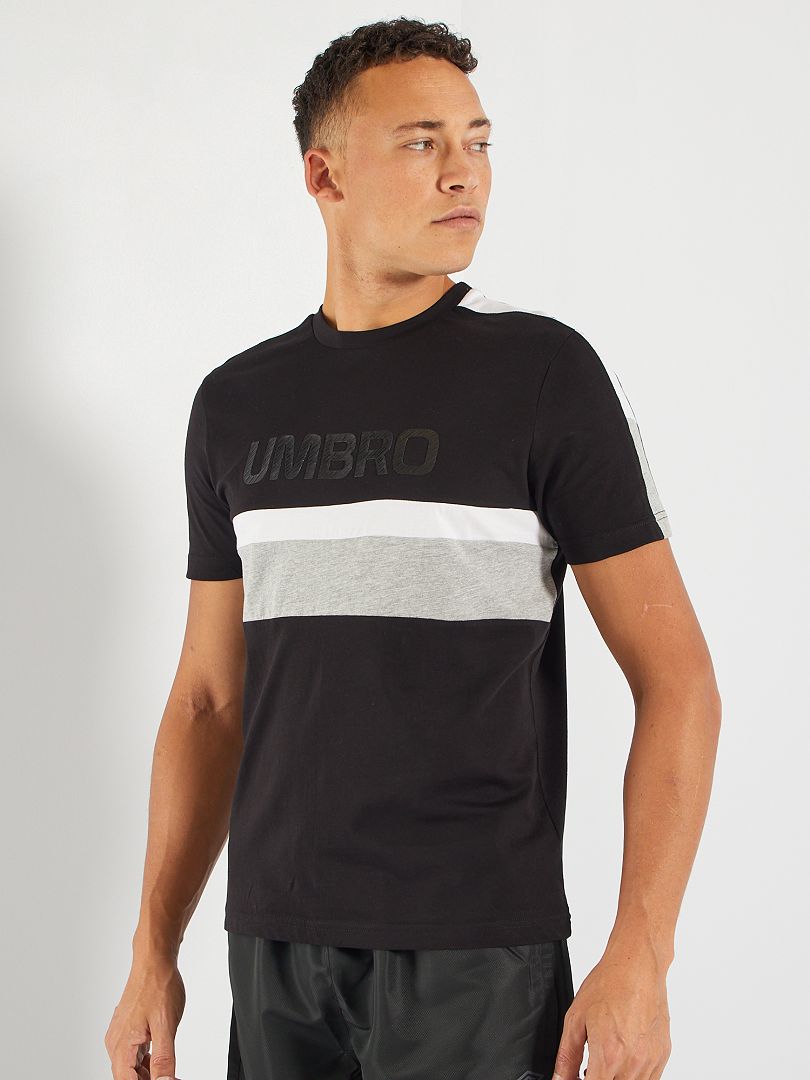 T-shirt 'Umbro' color block NERO - Kiabi