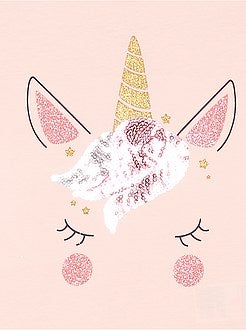 Bambina 3-12 anni - T-shirt 'unicorno' - Kiabi