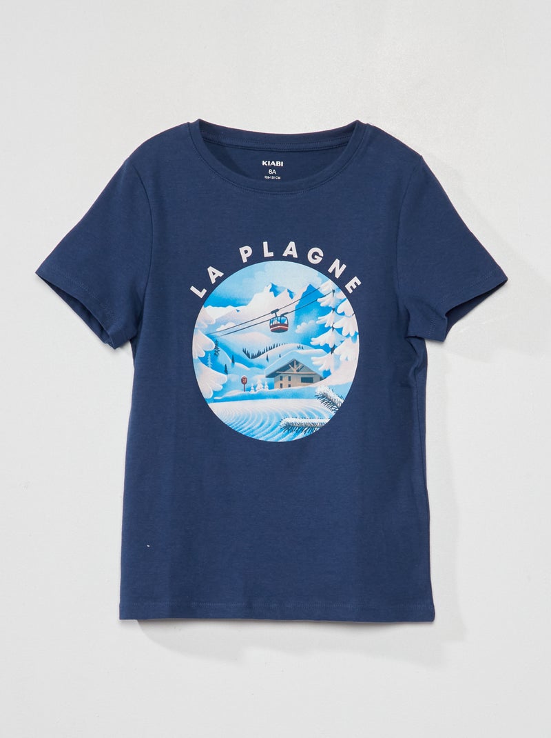 T-shirt unisex 'Antibes' BLU - Kiabi
