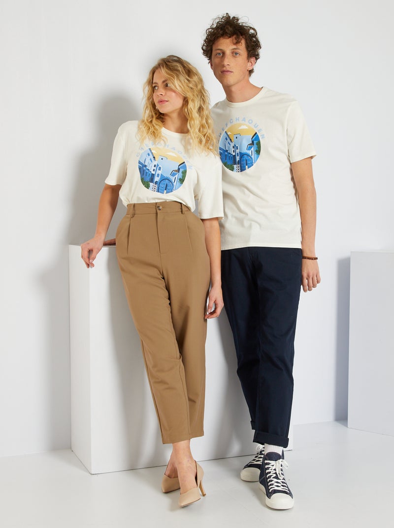 T-shirt unisex 'Firenze' BIANCO - Kiabi