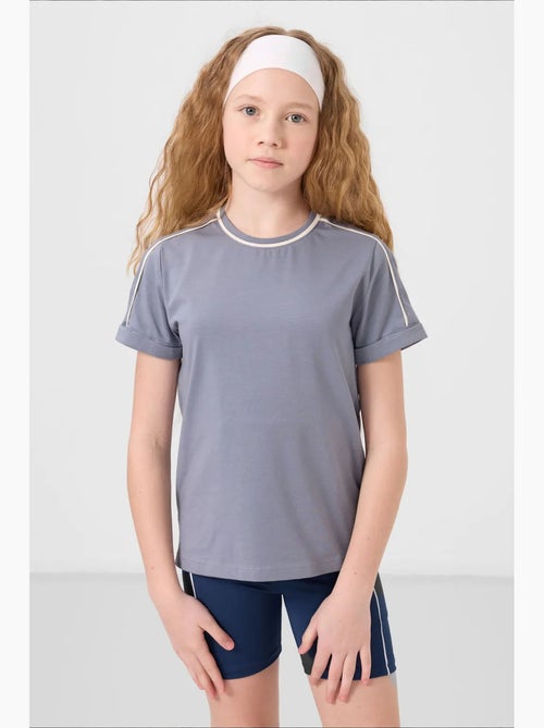 T-shirt unisex junior in cotone ed elastan tommy - Kiabi T-shirt unisex junior in cotone ed elastan tommy - Kiabi