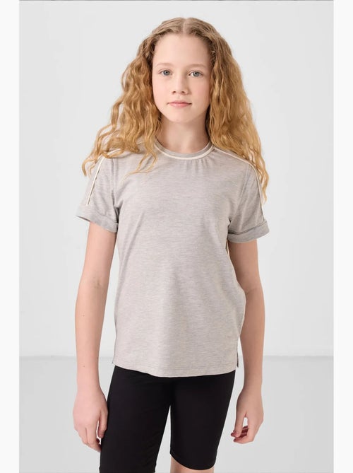 T-shirt unisex junior in cotone ed elastan tommy - Kiabi T-shirt unisex junior in cotone ed elastan tommy - Kiabi