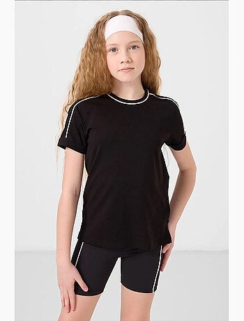 T-shirt unisex junior in cotone ed elastan tommy