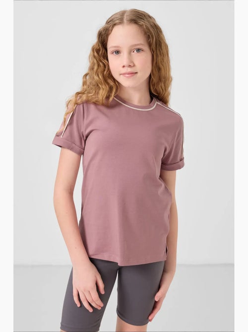 T-shirt unisex junior in cotone ed elastan tommy - Kiabi T-shirt unisex junior in cotone ed elastan tommy - Kiabi