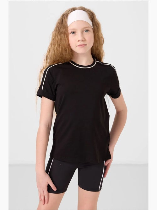 T-shirt unisex junior in cotone ed elastan tommy - Kiabi T-shirt unisex junior in cotone ed elastan tommy - Kiabi