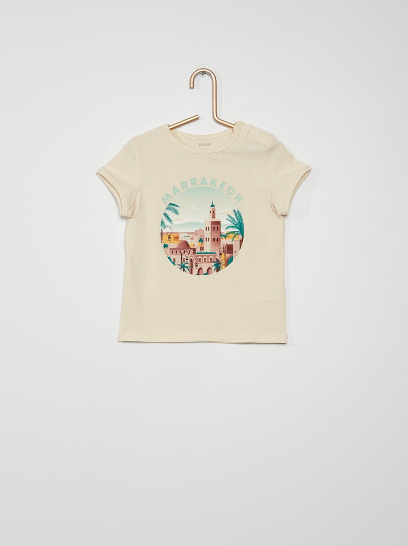 T-shirt unisex 'Marrakech' BIANCO - Kiabi