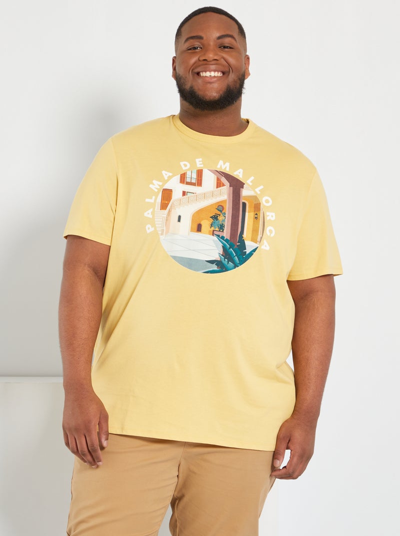 T-shirt unisex 'Palma de Mallorca GIALLO - Kiabi