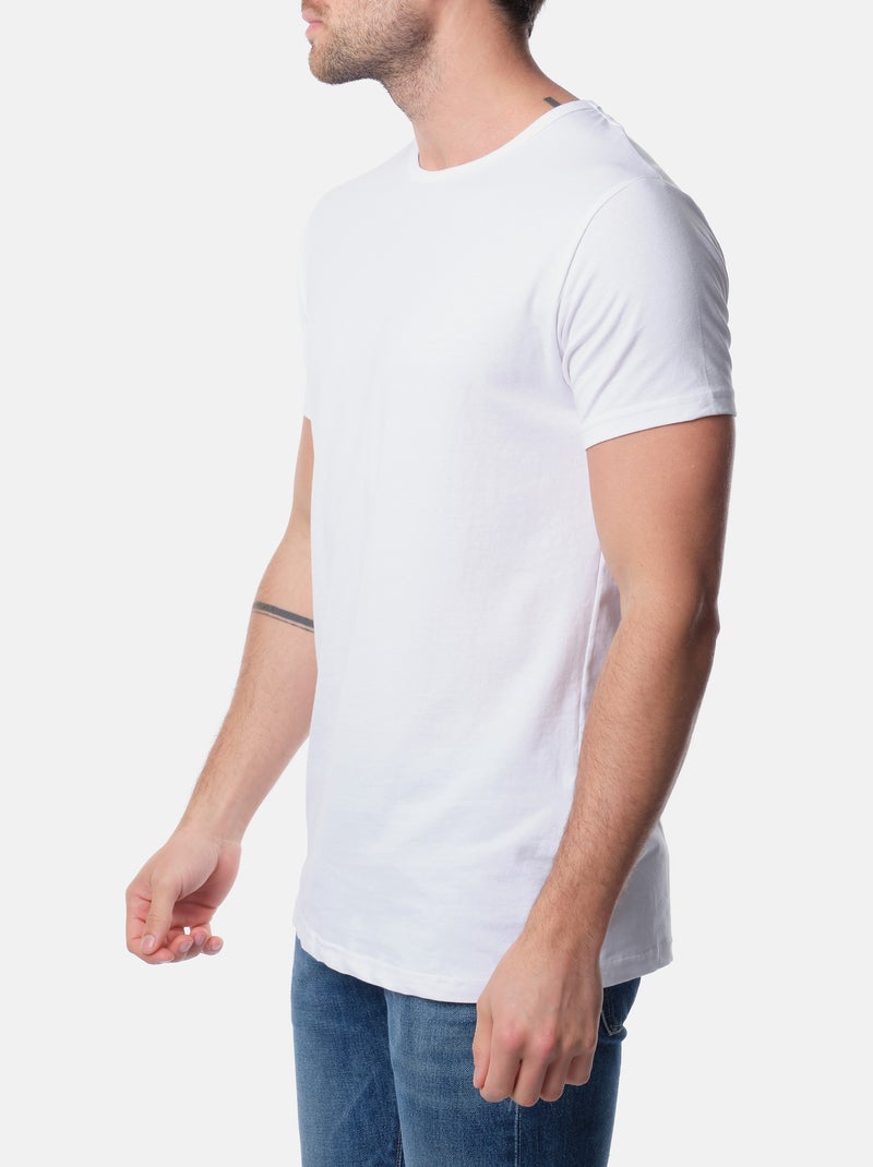 T-shirt unita Bianco - Kiabi
