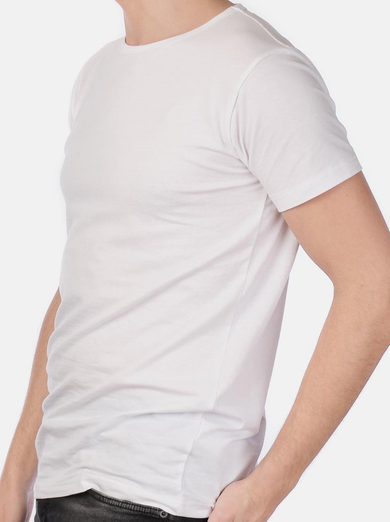 T-shirt unita Bianco - Kiabi