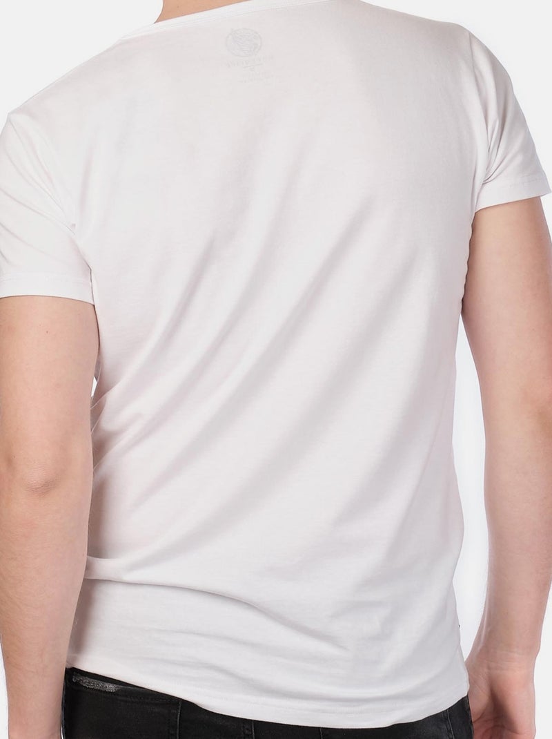 T-shirt unita Bianco - Kiabi
