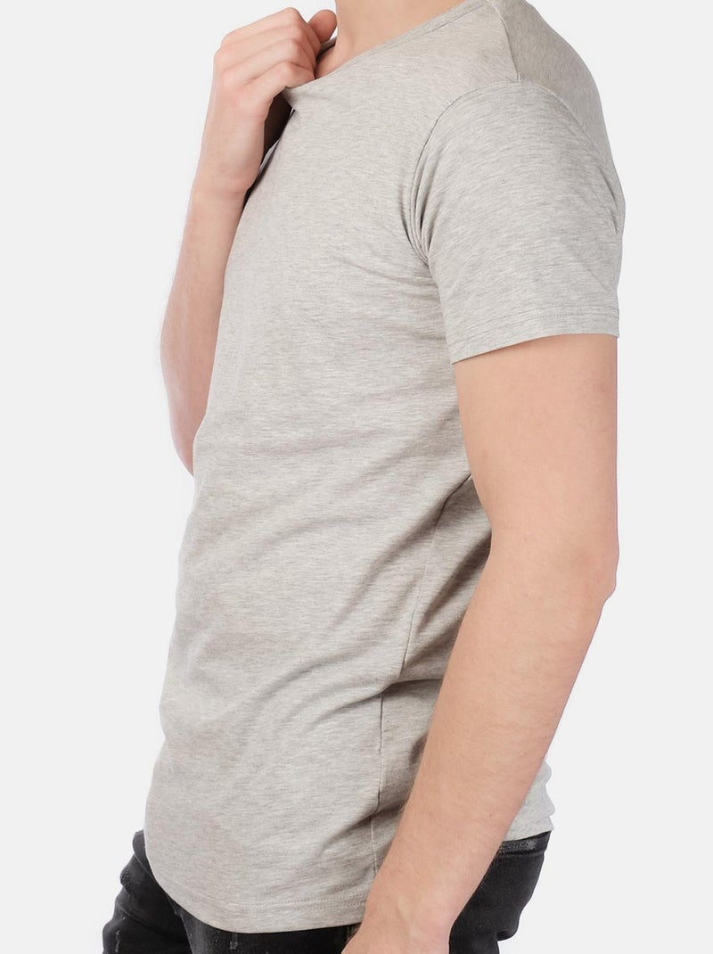 T-shirt unita Grigio - Kiabi
