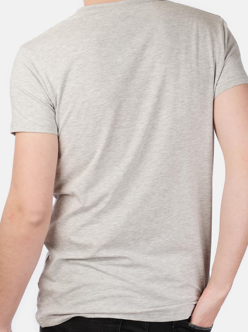 T-shirt unita Grigio - Kiabi