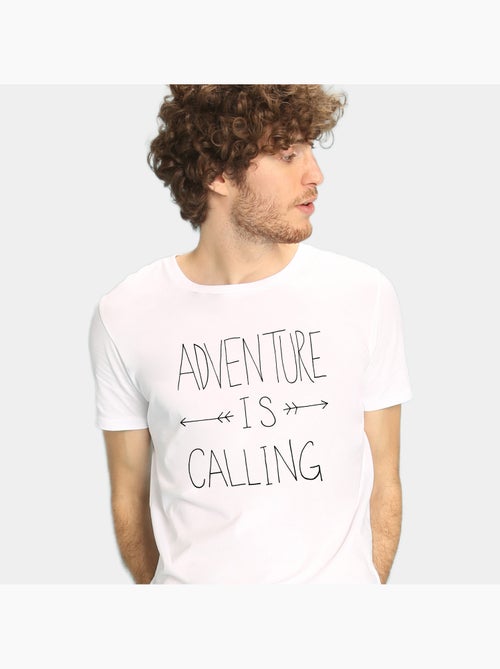 T-shirt Uomo - ADVENTURE IS CALLING - Kiabi